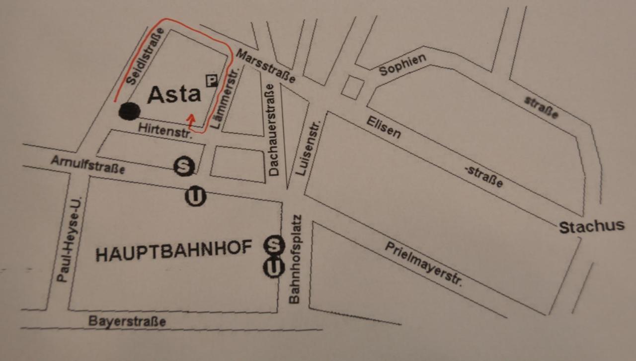 Hotel-Pension Asta Munich Exterior photo